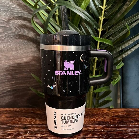 Stanley Halloween 20oz H2.0 Flowstate Quencher Tumbler in Spellcast Black. NWT! - Picture 5 of 10